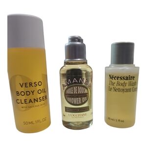 Luxury Travel Body Care Bundle: Verso, L'Occitane & Nécessaire